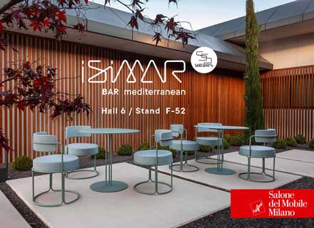 iSiMAR – Join us at BAR MEDITERRANEAN at Salone del Mobile, Milano