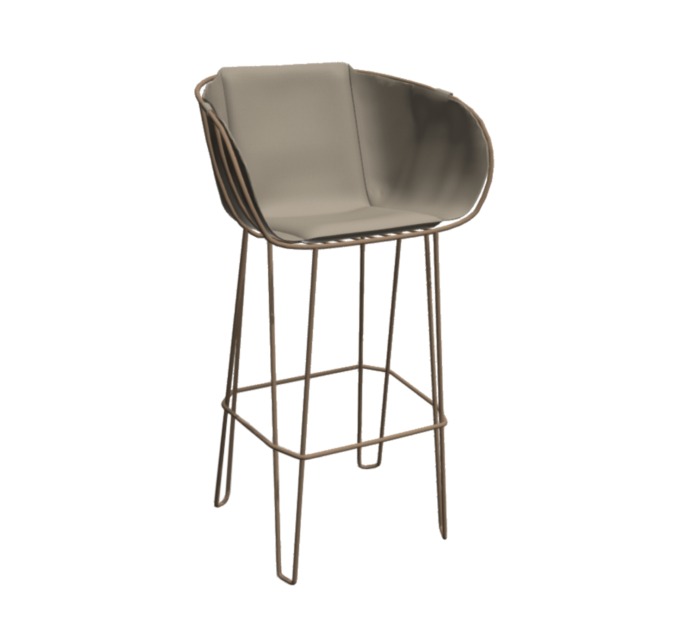 OLIVO upholstered bar stool